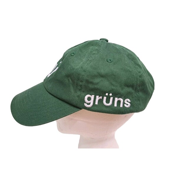 Gruns Nutrition Strap Back Adjustable Hat Cap Green - Picture 2 of 7